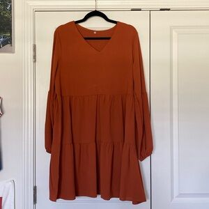 Long Sleeve Tiered Dress